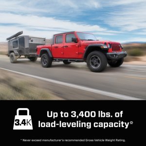 Jeep Gladiator Suspension Leveling Kit - Air Lift - LoadLifter 5000 Air Spring Kit with Universal Air Spring Cradles - `20-`25